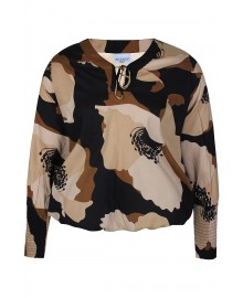 Zhenzi Zh-Sadie 1341-Blouse L/S - Printet bluse 201341 Portabella