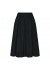 Marta Mdc Ciela Skirt - Sort fløjls nederdel 257080V Black Solid