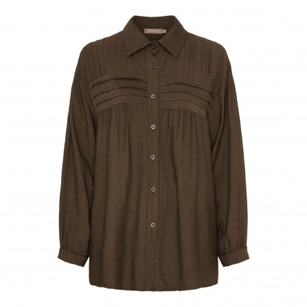 Marta MdcLagoon Shirt - Brun skjorte 7546 Moro