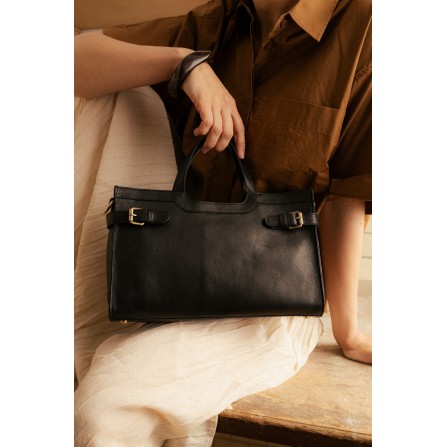 RE:DESIGNED May Small - Sort skind taske 6524 Black