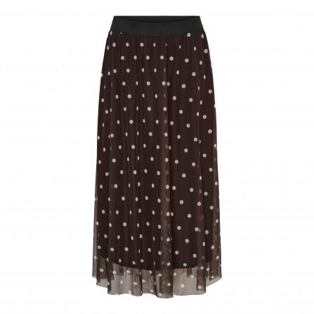 Marta MdcImani Skirt - Prikket mesh nederdel 37106 Moro Dot