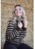 Black Colour BCDELL STRIPED KNIT CARDIGAN - Brun stribet cardigan 1197 Mocca