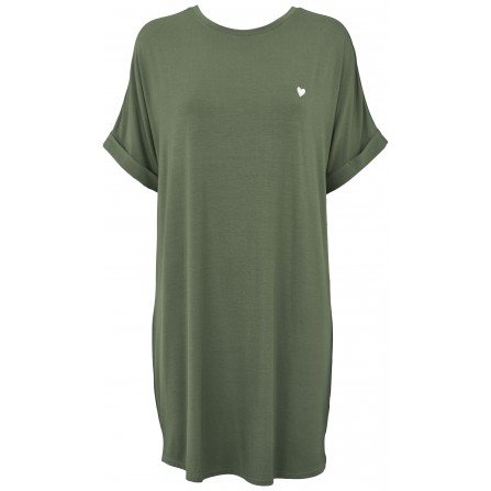 Missya Softness Big Shirt -  Grøn natkjole 13346 Dusty Green