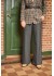 Black Colour BCMURPHY BOX PANT - Grå buks med lurex 40943 Dk. Grey