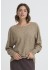 Fransa FRROMINA PU 1 - Brun strik bluse 20617295 Falcon Melange