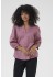 Kaffe KAluise Blouse - Rosa bluse med sølv stribe 10511016 Tulipwood
