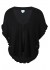 Zhenzi Zh-kogle 1096-Poncho - Sort poncho 201096 Black