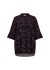 Wasabi WA-SAPHINA 2 -Sort/lilla skjorte W10578 Plum Perfekt Combi