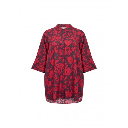 Wasabi WA-SAPHINA 2 - Rød/brun skjorte W10578 Chili Pepper Combi
