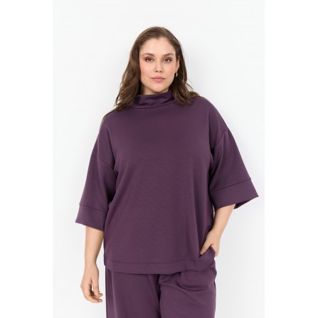 Wasabi WA-SABINA 64 - Purple bluse W20471 Plum Perfekt