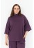 Wasabi WA-SABINA 64 - Purple bluse W20471 Plum Perfekt
