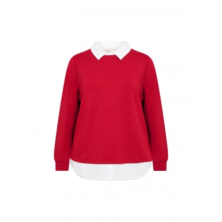 Wasabi WA-SABINA 69 - Rød 2-i-en bluse W20480 Chili Pepper Combi