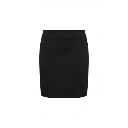Wasabi WA-SANJA 3 - Sort nederdel med glimmer W20451 Black Combi