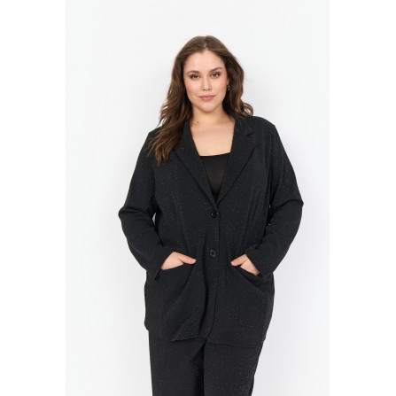 Wasabi WA-SANJA 4 - Sort blazer med glimmer W20452 Black Combi