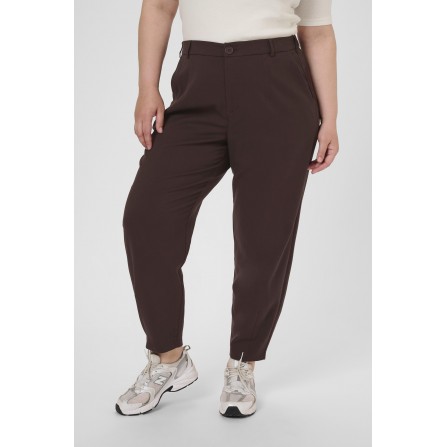 Kaffe Curve KCmerla Pants - Brun 7/8 bukser 10582231 Black Coffee