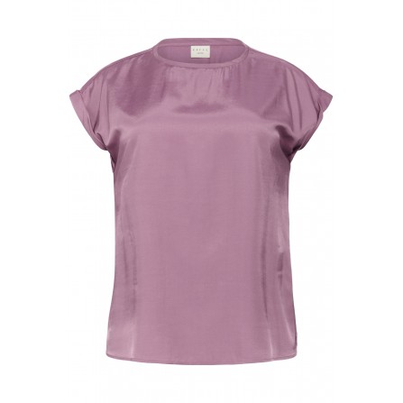 Kaffe Curve KCmilia Wing SL Blouse - Rosa t-shirt 10583812 Tulipwood