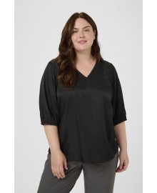 Kaffe Curve KCada Blouse - Sort bluse 10583844 Black Deep