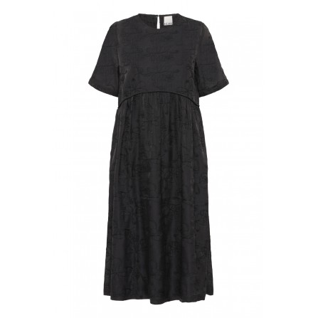 ICHI IHLIZORA DR - Sort kjole 20124749 Black