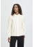 ICHI IHRHINES SH2 - Off-white skjorte med perle pynt 20124918 Cloud Dancer