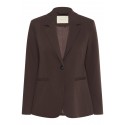 Kaffe KAsakura Blazer - Brun habitjakke 10506684 Black Coffee
