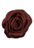 Pico Small Satin Rose Claw - Brun hårklemme med blomst CL46 Chocolate