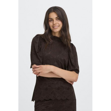 Fransa FRMIRABELLA BL 1 - Brun blonde bluse 20617239 Chocolate Torte
