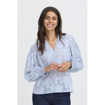 Fransa FRRHINESTONE BL 1 - Lyseblå bluse 20617287 Rain Washed