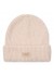 Marta Rib Beanie Hat - Beige ribstrikket hue 151512 Beige