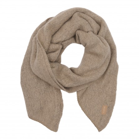 MARTA Scarf - Brunt halstørklæde 194007 Fango