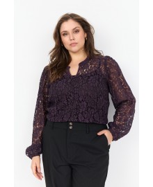 Wasabi WA-KILA 1 - Lilla blonde bluse W10304 Plum Perfect Combi