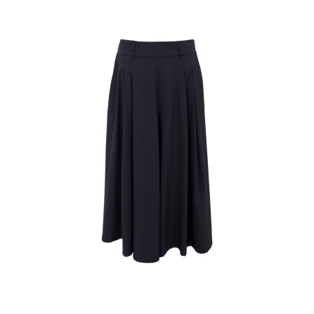 Black Colour BCAVINA SPLIT SKIRT - Sort buksenederdel 41040 Black