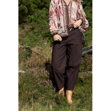 Black Colour BCBEVERLY BARREL PANT - Brun buks 41010 Coffee