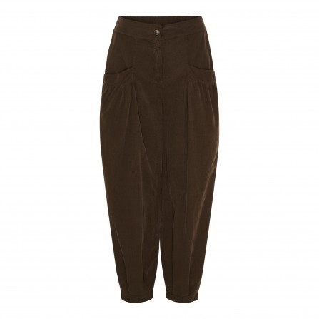 Marta MdcGertrud Pants - Brun fløjlsbuks 7635 Moro