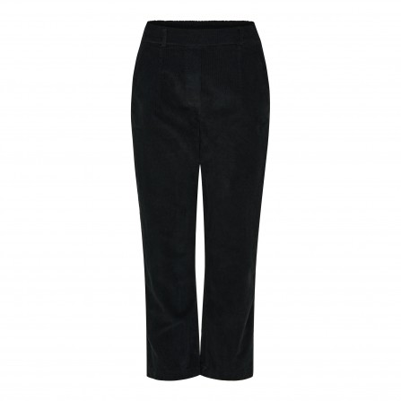 Marta MdcElipse Pants - Sort fløjs buks 256422 Black