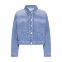 Pulz PZANNI JACKET - Denim jakke 50210299 Medium Blue Denim