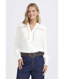 Fransa FRBLONDIE BL 5 - Hvid skjorte 20617478 Blanc de Blanc