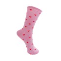 Black Colour BCDOTTIE SOCK - Strømper med glimmer og hjerter 4397 Flamingo