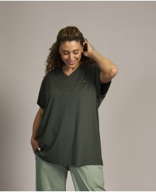 Zhenzi Zh-Annie T-shirt - Grøn t-shirt 201222 Deep Forrest