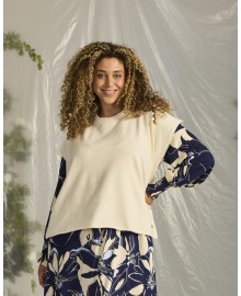 Zhenzi Zh-Elga vest - Beige vest 201165 Sandshell