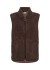 Wasabi WA-NETTIE 1 Waistcoat - Brun teddy vest W20656 Hot Fudge