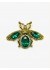 Tim&Simonsen Button Cover Siva 1 pcs - Guld/gr&oslash;n bi cover til knap TSJ393 Green