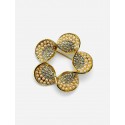 Tim&Simonsen Pin Regitze - Guld blomster broche TSJ553 Gold