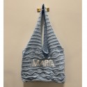 Marta MdcLilja Bag - Strikket net KN8130 Celeste