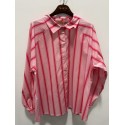 Marta MdcKalia Shirt - Pink stribet skjorte 8005 Rosa5891tpg