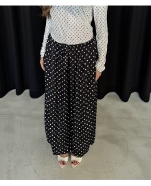 CONTINUE Fanny dot pant - Sort prikket buks 15071 Black Dot