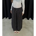CONTINUE Fanny dot pant - Sort prikket buks 15071 Black Dot