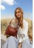 RE:DESIGNED Naya Small - Brun skindtaske 6582 Cognac