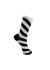 Black Colour BCHUXI SOCK - Sort stribet str&oslash;mpe 8515 Black