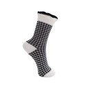 Black Colour BCLUMINA SOCK - Strømper 4385 White Checkered