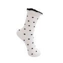 Black Colour BCLUMINA SOCK - Strømper 4385 White w. Dots